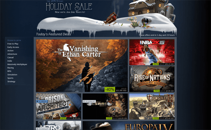 Steam Holiday Sale 3